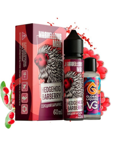 Набор для самозамеса Marvellous Max 60 мл Hedgehog Barberry (сладкий барбарис)