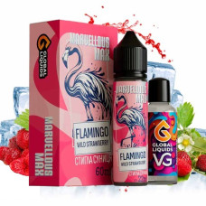 Набір для самозамісу Marvellous Max 60 мл Flamingo Wild Strawberry (стигла суниця)