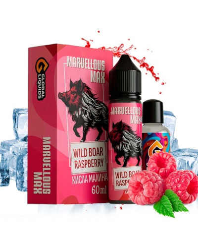 Набір для самозамісу Marvellous Max 60 мл Wild Boar Raspberry (кисла малина)