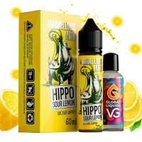 Набір для самозамісу Marvellous Max 60 мл Hippo Sour Lemon (кислий лимон)