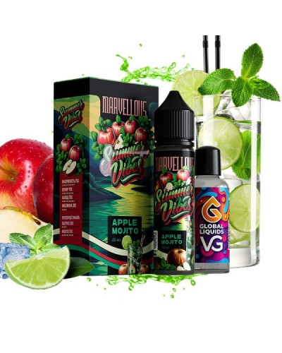 Набір для самозамісу Marvellous Summer Vibes 60 мл Apple Mojito (яблучний мохіто)