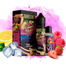 Набір для самозамісу Marvellous Summer Vibes 60 мл Pink Lemonade (лимонад із полуницею та малиною)