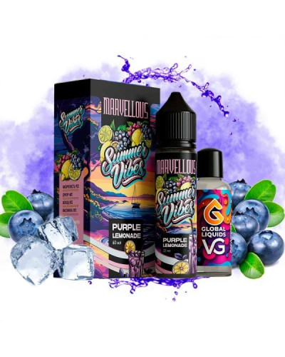 Набор для самозамеса Marvellous Summer Vibes 60 мл Purple Lemonade (лимонад с голубикой)