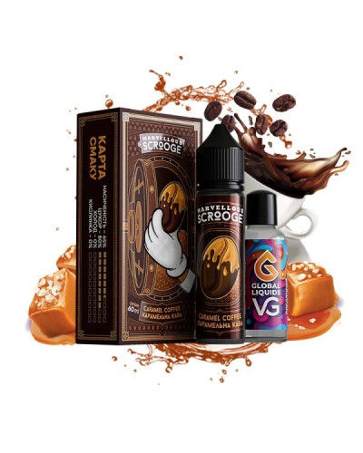 Набор для самозамеса Marvellous Scrooge 60 мл Caramel Coffee (карамельный кофе)