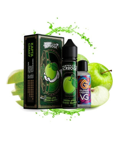 Набор для самозамеса Marvellous Scrooge 60 мл Green Apple (зеленое яблоко)