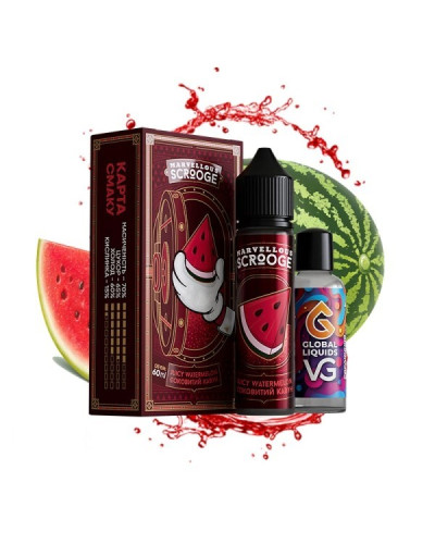 Набор для самозамеса Marvellous Scrooge 60 мл Juicy Watermelon (сочный арбуз)