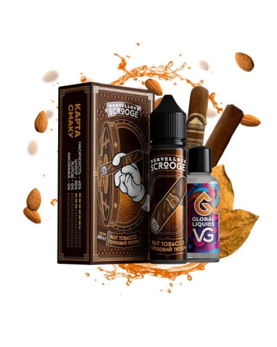 Набір для самозамісу Marvellous Scrooge 60 мл Nut Tobacco (горіховий тютюн)