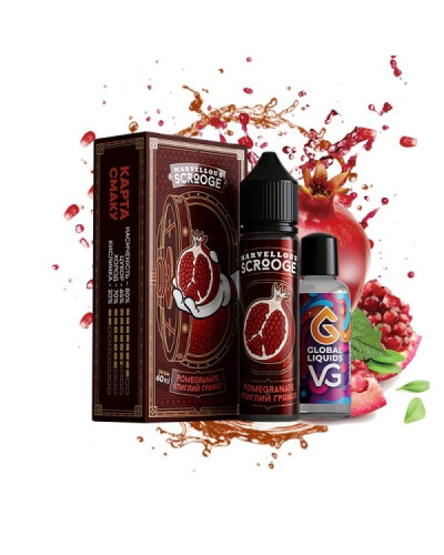 Набор для самозамеса Marvellous Scrooge 60 мл Ripe Pomegranate (спелый гранат)