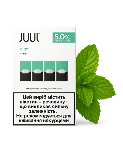 Картриджи JUUL 1 Mint (мята) 50мг
