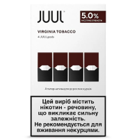 Картриджі JUUL 1 Virginia Tobacco 50мг (5%)