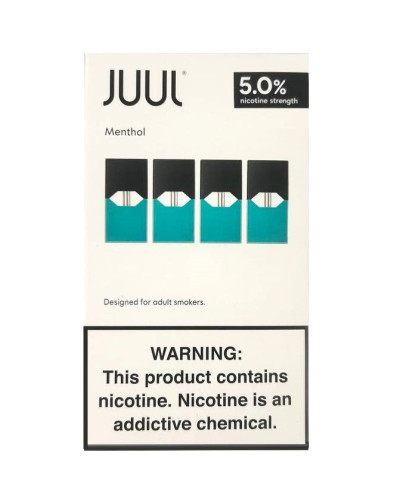 Картриджі JUUL 1 Mentol (ментол) 50мг (5%) 4 шт