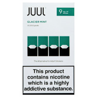 Картриджі JUUL 1 Glacier Mint (м'ята) 9 мг
