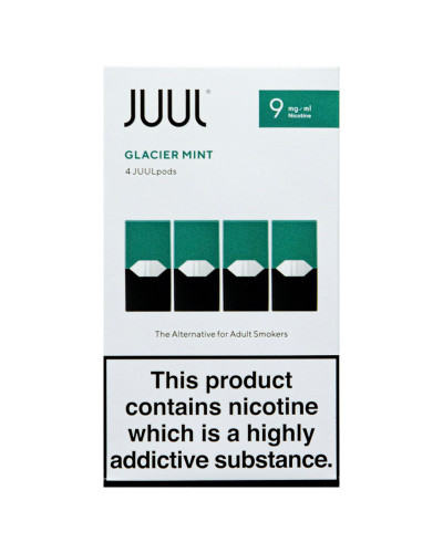 Картриджи JUUL 1 Glacier Mint (мята) 9 мг
