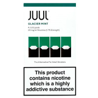 Картриджі JUUL 1  Glacier Mint (холодна м'ята) 20мг (2%) 