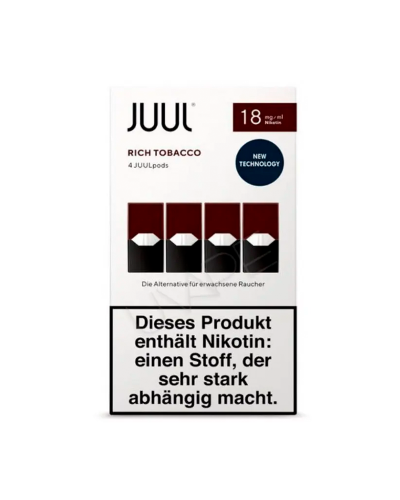 Картриджі JUUL 1 Rich Tobacco 18мг