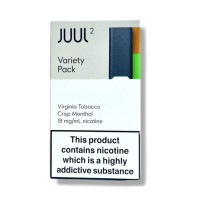 Картриджі JUUL 2 Variety Pack (Crisp Menthol and Virginia Tobacco) 18мг