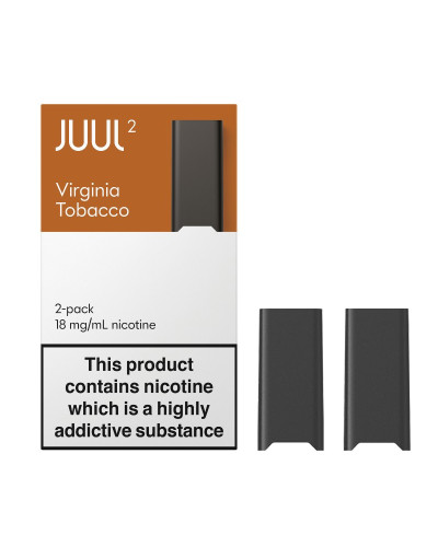 Картриджі JUUL 2 Virginia Tobacco 18мг (тютюн Вірджинія)