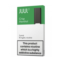 Картриджі JUUL 2 Crisp Menthol 18мг (ментол)