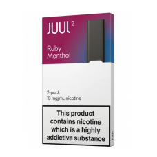 Картриджі JUUL 2 Ruby Menthol 18мг (ментол ягоди)