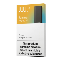 Картриджі JUUL 2 Summer Menthol 18мг (ментол тропічні фрукти)