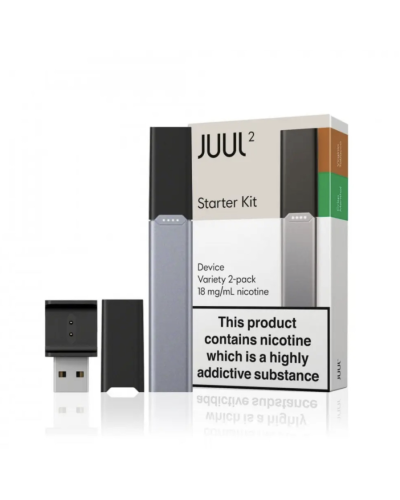 Pod система JUUL V2 starter kit 2 units (Crisp Menthol and Virginia Tobacco)