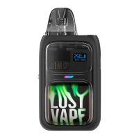 Pod система Lost Vape Ursa Epoch "Flame Neon" в черном цвете