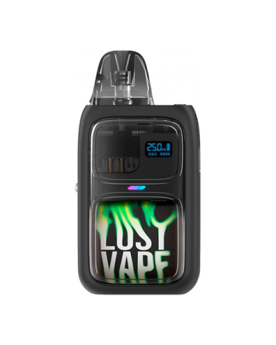 Pod система Lost Vape Ursa Epoch "Flame Neon" у чорному кольорі