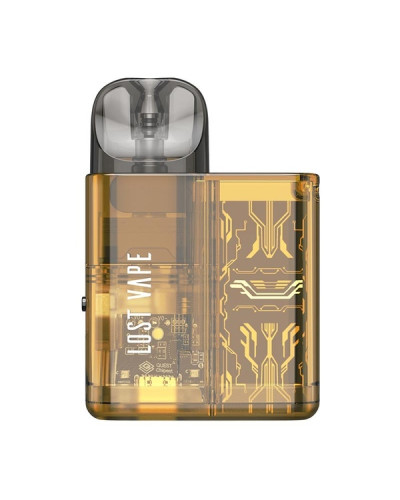 Pod система Lost Vape Ursa Baby Pod "Amber Clear" у жовтому кольорі
