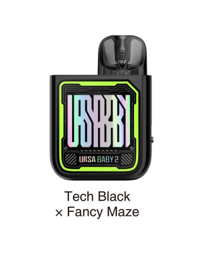 POD-СИСТЕМА LOST VAPE URSA BABY 2 "TECH BLACK x FANCY MAZE"