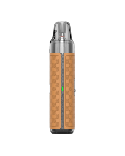 Pod-система VAPORESSO Vibe SE 2 "Leather Brown" в коричневом цвете