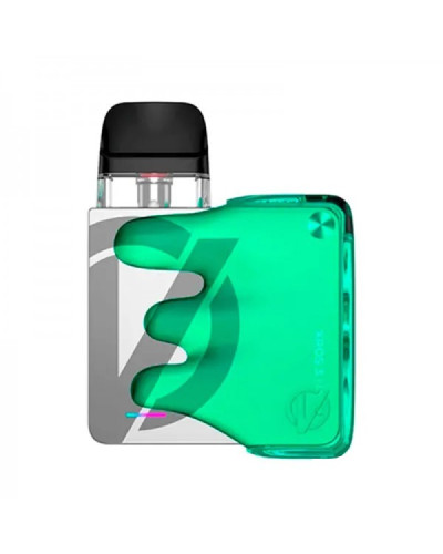 Pod-система VAPORESSO XROS 3 NANO KIT Mistery Box Verison "Jelly Lime" в cірому кольорі з зеленою накладкою
