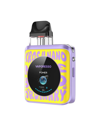 Pod система Vaporesso Xros 4 Nano "Word Pop Yellow" у жовтому кольорі