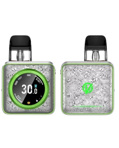 Pod система Vaporesso Xros 5 Nano "Damascus Silver" в сірому кольорі