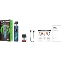 Pod-система VAPORESSO XROS 6 "Abyssal Blue" у синьому кольорі