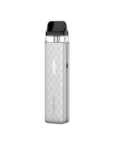 Pod-система VAPORESSO XROS 6 Mini "Leather Silver" у сріблястому кольорі