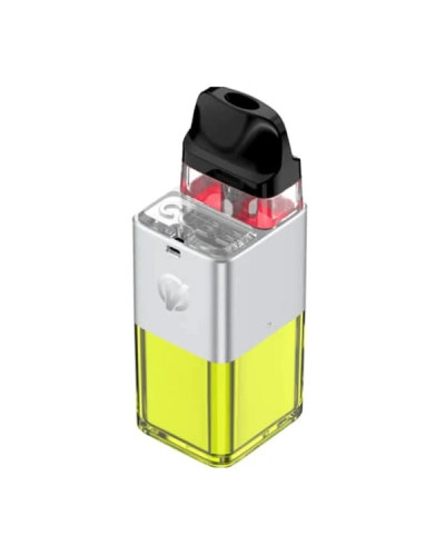 Pod-система VAPORESSO XROS CUBE "Cyber Lime" у срібно-жовтому кольорі