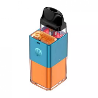 Pod-система VAPORESSO XROS CUBE "Bondi Blue" у лазурно-помаранчовому кольорі