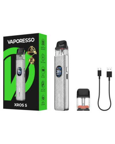 Pod-система VAPORESSO XROS 5 "Blue Silk" у блакитному кольорі