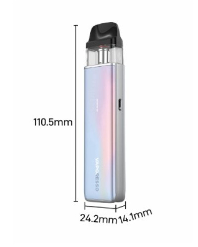 Pod-система VAPORESSO XROS 5 Mini "Titanium Silver" у сріблястому кольорі