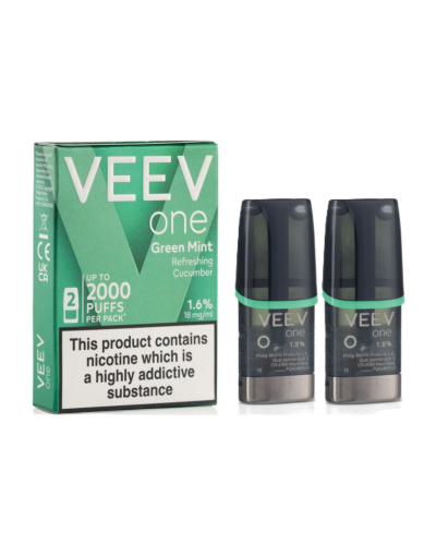 Картриджи IQOS VEEV one 2 pods Green Mint (мята огурец)