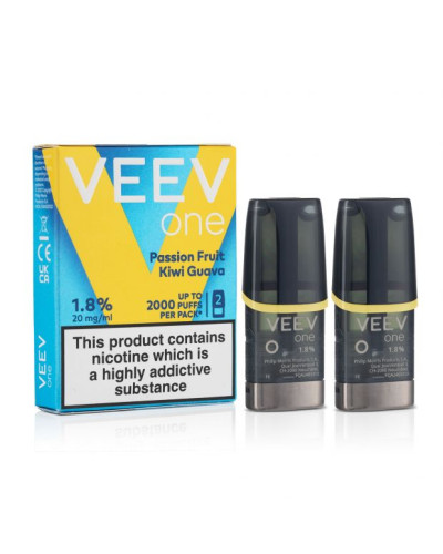 Картриджі IQOS VEEV one 2 pods Passion Fruit Kiwi Guava (Маракуйя, Ківі, Гуава)