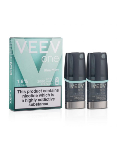 Картриджі IQOS VEEV one 2 pods Blue Mint (М'ята)