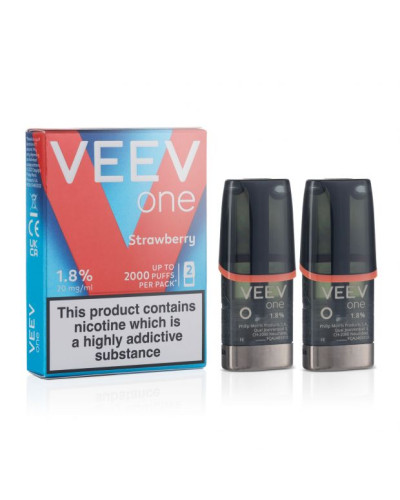 Картриджі IQOS VEEV one 2 pods Strawberry (Полуниця)
