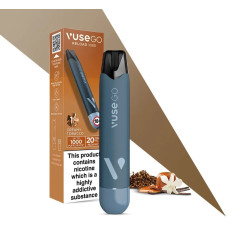 Pod система VUSE GO Reload 1000 Starter kit Pen (Creamy Tobacco) у сірому кольорі