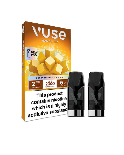 Картриджі VUSE 6 мг (0.6%) Mango Ice (манго лід)