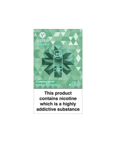 Картриджі VUSE 6 мг (0.6%) Creamy Mint (вершки мята)