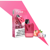 Pod система VUSE GO Reload 1000 Starter kit Box (Strawberry Ice) у рожевому кольорі
