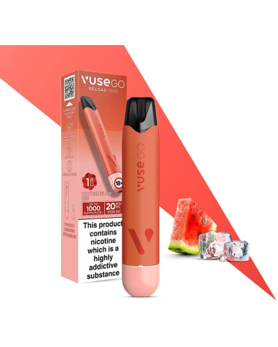 Pod система VUSE GO Reload 1000 Starter kit Pen (Watermelon Ice) у червоному кольорі
