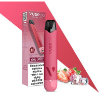 Pod система VUSE GO Reload 1000 Starter kit Pen (Strawberry Ice) у рожевому кольорі