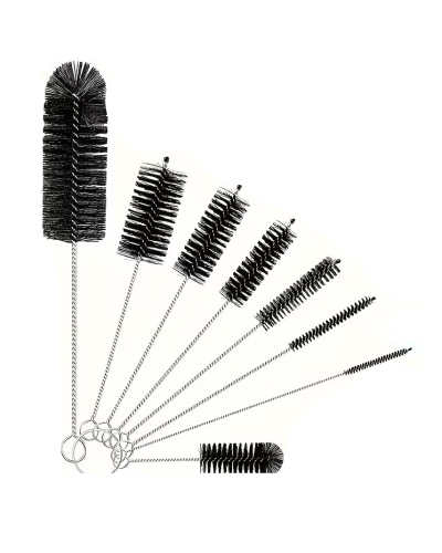 Набір щіток для чистки бонга 8 в 1 (чорні)